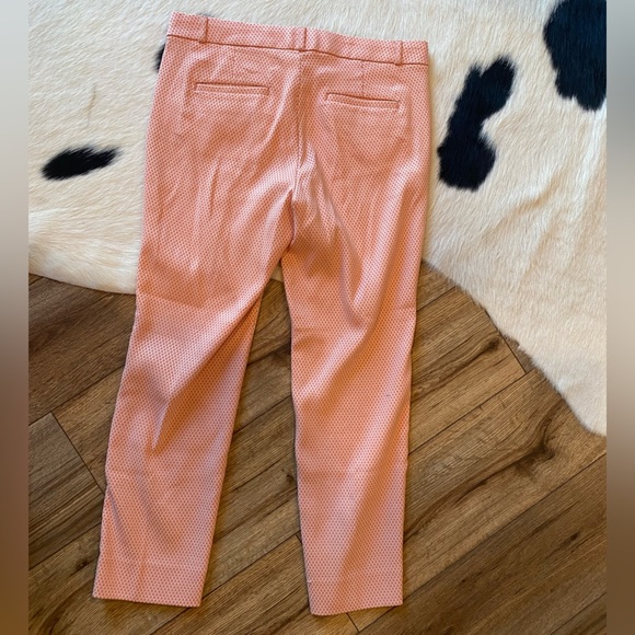 Banana Republic Women's Sloan Crop Faded Coral Slim Ankle Pants - Picture 10 of 10